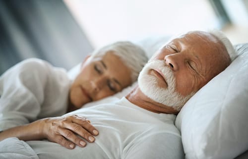 CPAP Free sleeping couple.